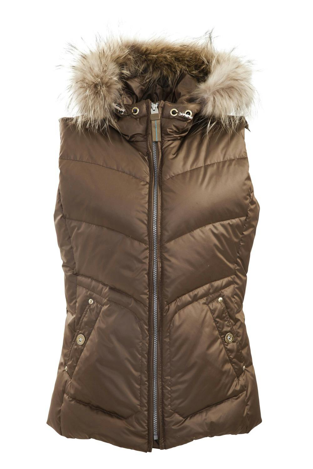 Brun vest fra Lutha, kr 1999.